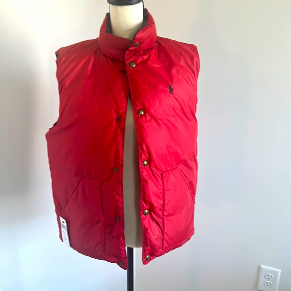 Polo Reversible Winter Vest NWT